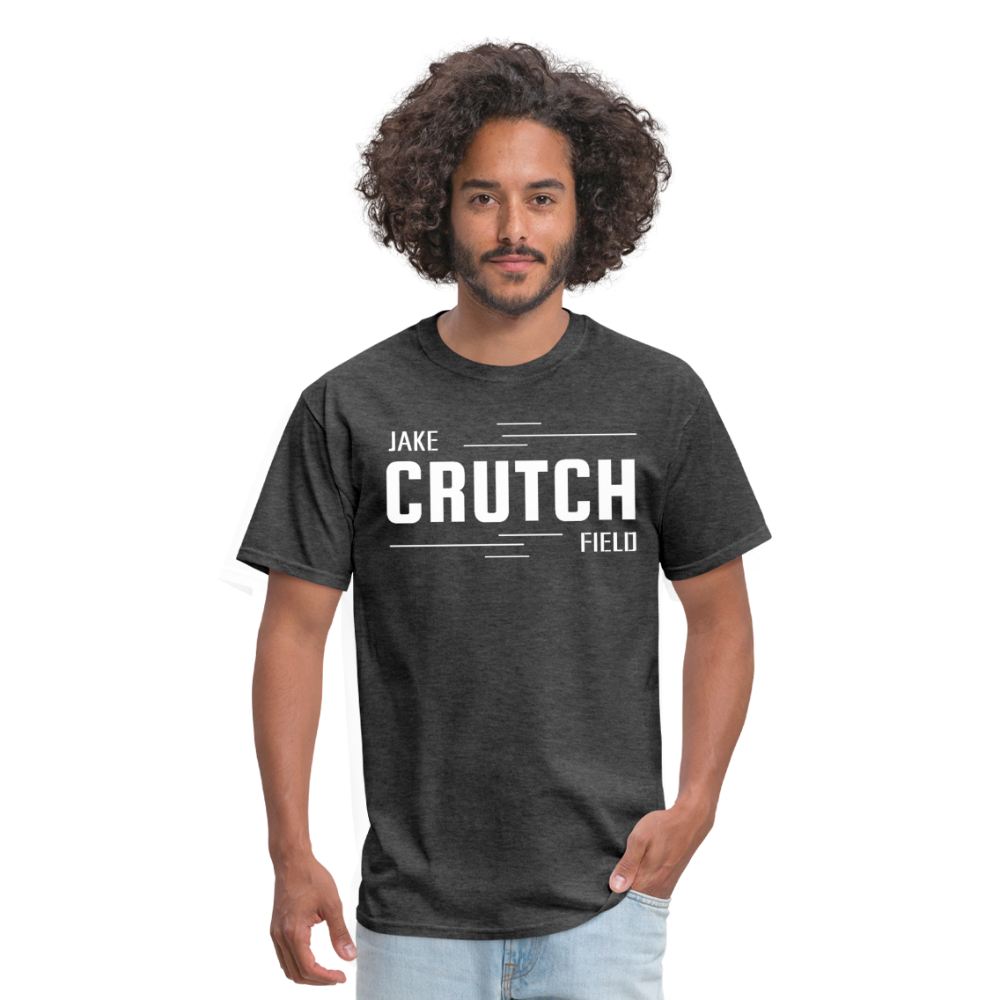 Crutchfield White Logo Classic T-Shirt [Unisex] - heather black