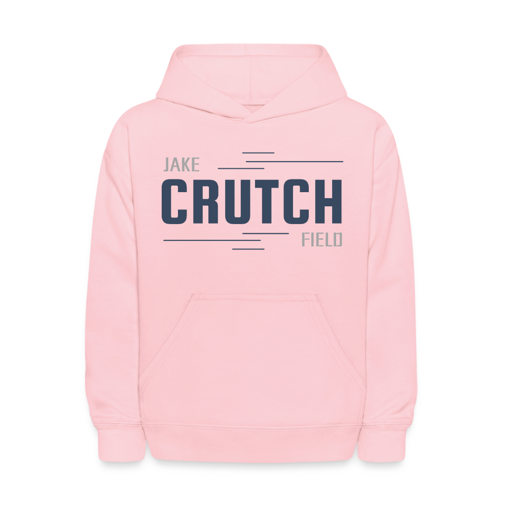 Crutchfield Logo Kids' Hoodie [Unisex] - pink