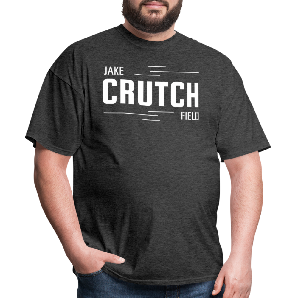 Crutchfield White Logo Classic T-Shirt [Unisex] - heather black