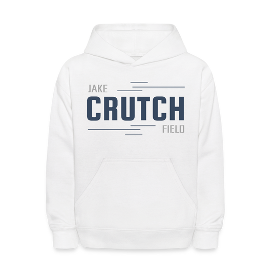 Crutchfield Logo Kids' Hoodie [Unisex] - white