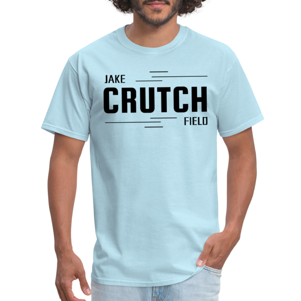 Crutchfield Black Logo Classic T-Shirt [Unisex] - powder blue