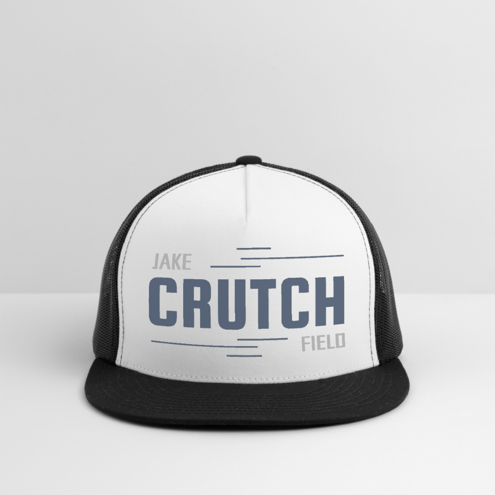 Crutchfield Logo Trucker Hat - white/black
