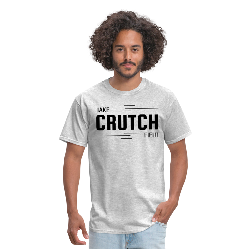 Crutchfield Black Logo Classic T-Shirt [Unisex] - heather gray