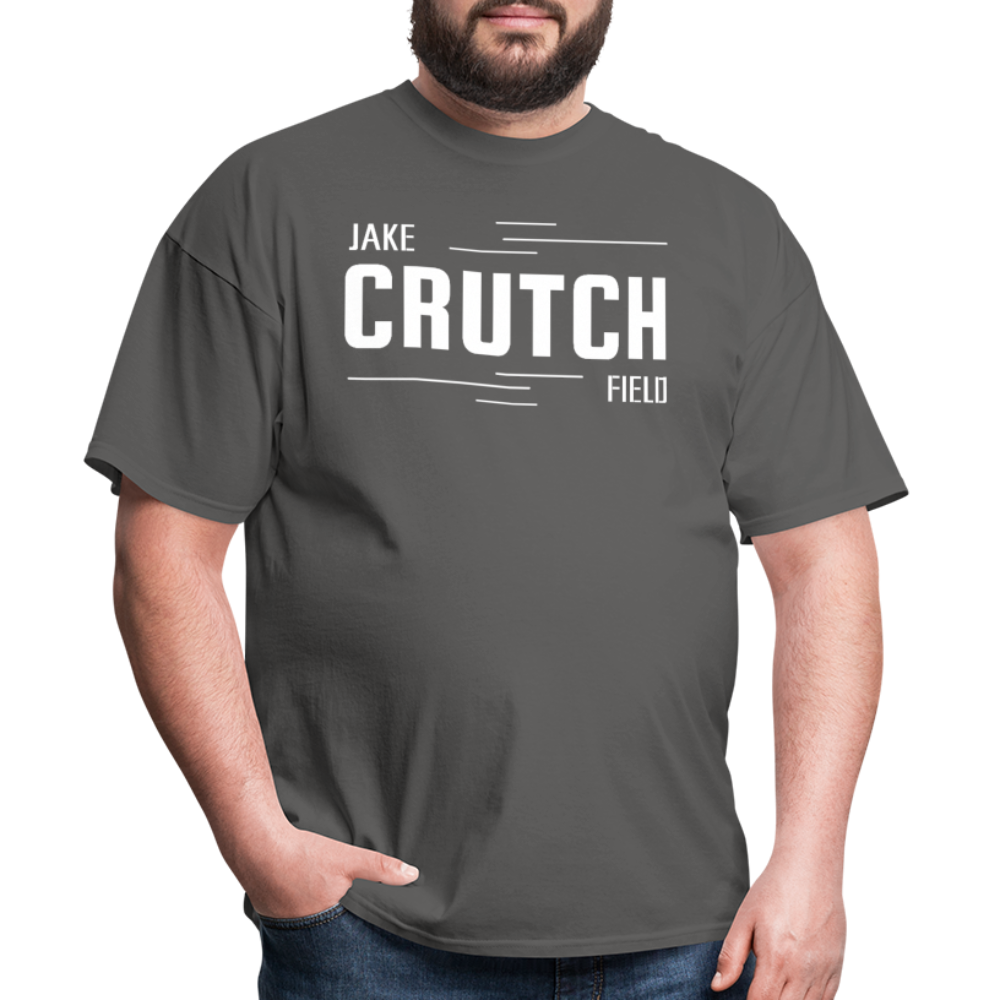 Crutchfield White Logo Classic T-Shirt [Unisex] - charcoal