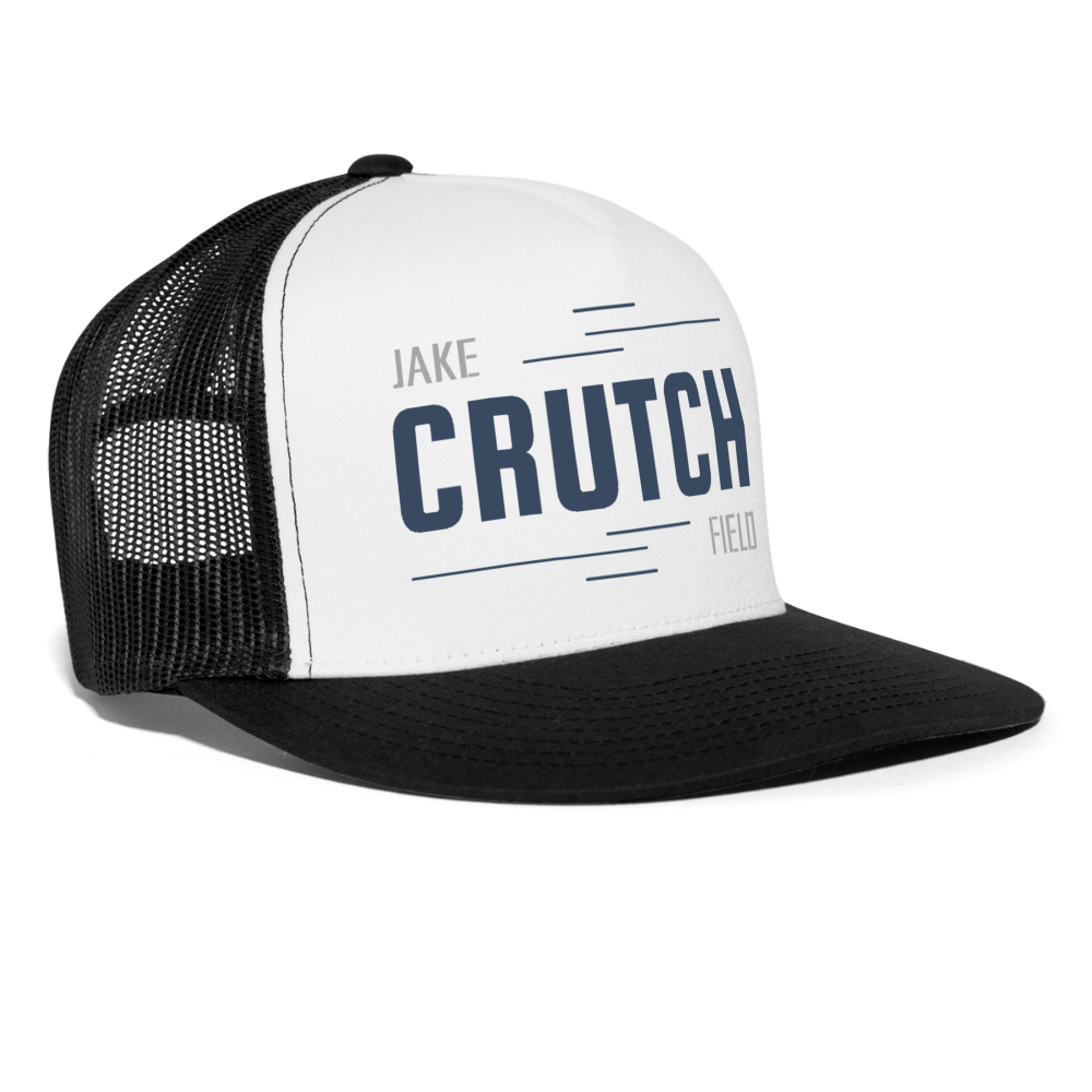 Crutchfield Logo Trucker Hat - white/black