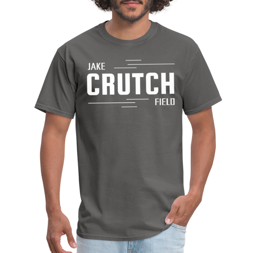 Crutchfield White Logo Classic T-Shirt [Unisex] - charcoal