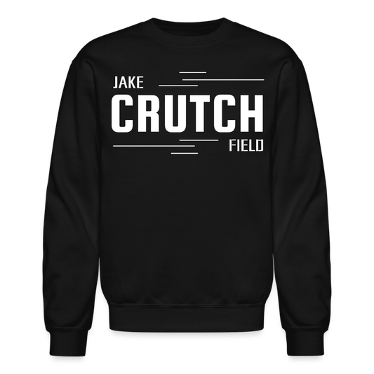 Crutchfield Logo White Sweatshirt [Unisex] - black