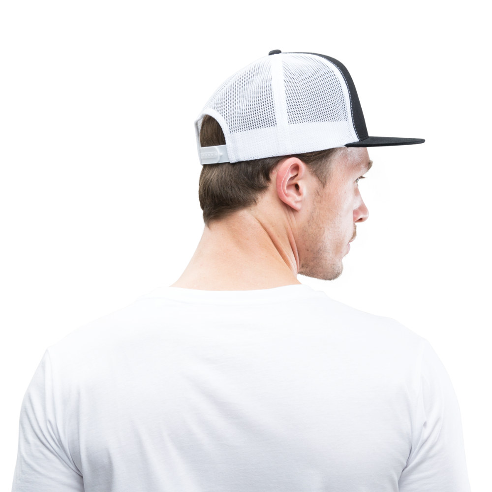 Crutchfield Logo White Trucker Hat - black/white