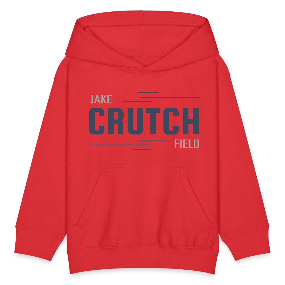 Crutchfield Logo Kids' Hoodie [Unisex] - red