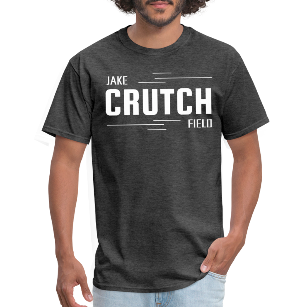 Crutchfield White Logo Classic T-Shirt [Unisex] - heather black