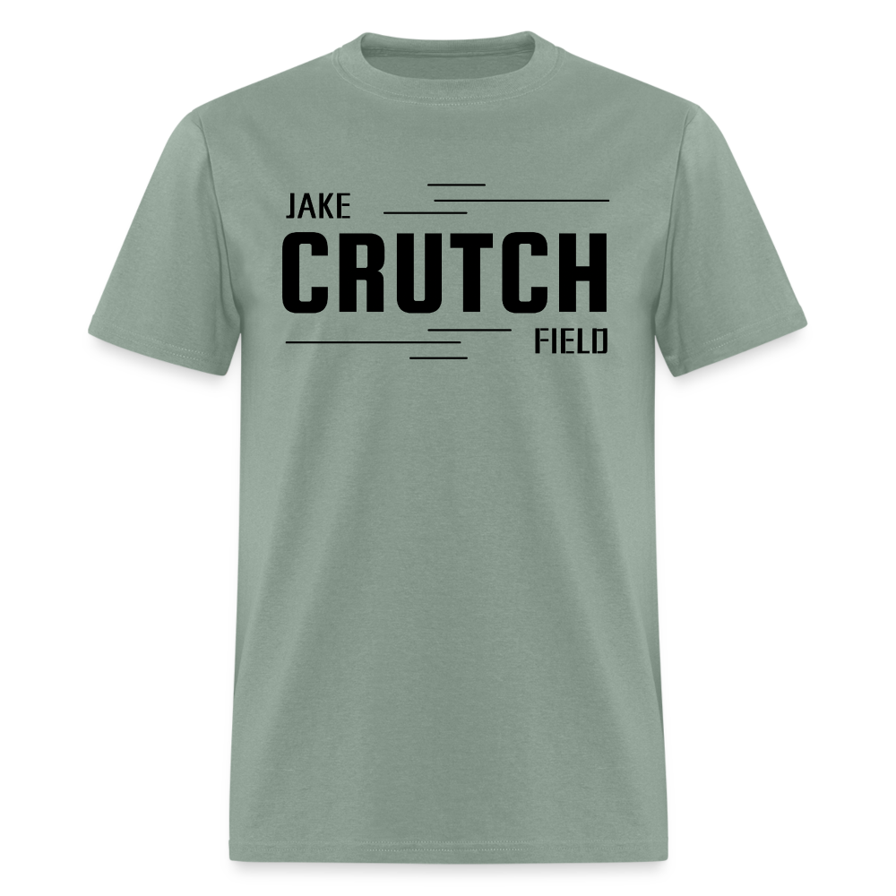 Crutchfield Black Logo Classic T-Shirt [Unisex] - sage