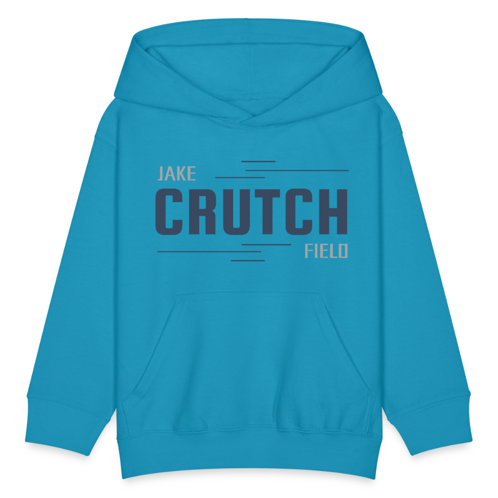 Crutchfield Logo Kids' Hoodie [Unisex] - turquoise