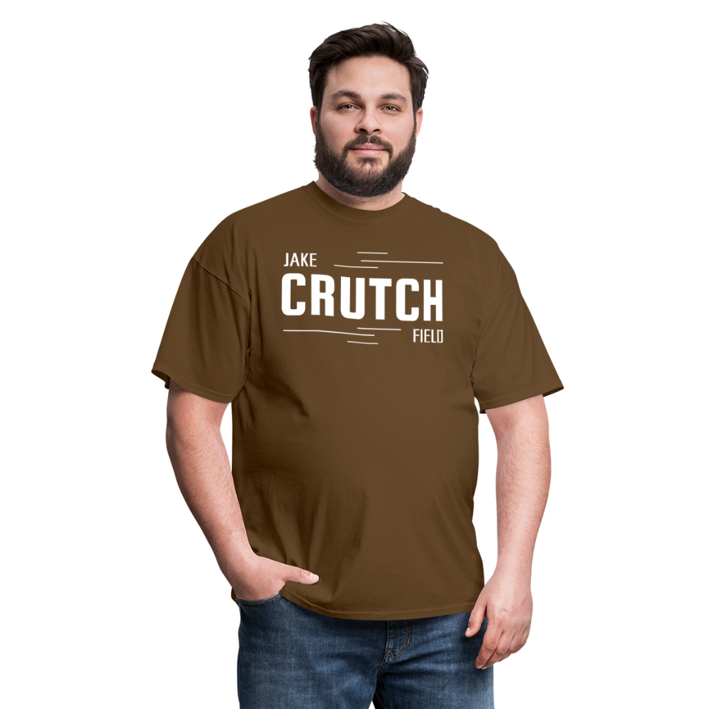 Crutchfield White Logo Classic T-Shirt [Unisex] - brown