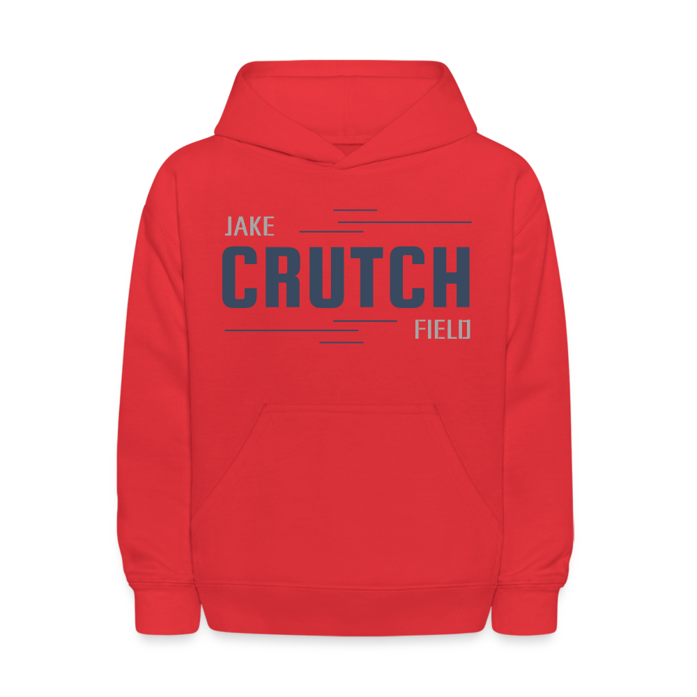 Crutchfield Logo Kids' Hoodie [Unisex] - red