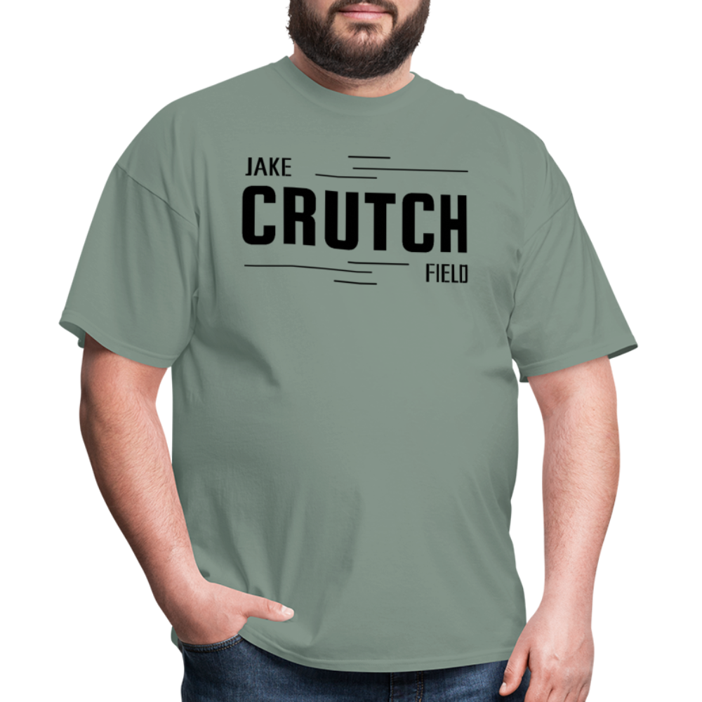 Crutchfield Black Logo Classic T-Shirt [Unisex] - sage