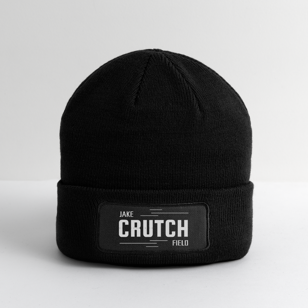 Crutchfield Logo Patch Beanie - black