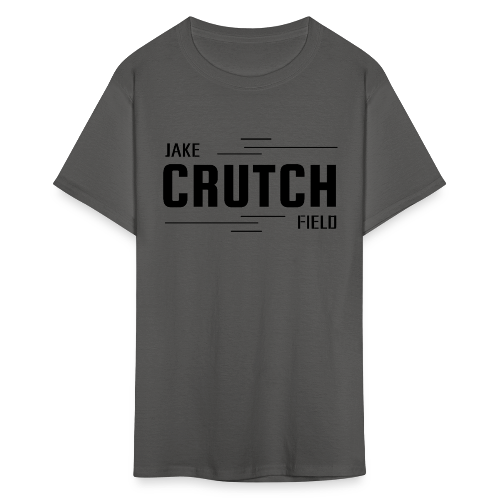 Crutchfield Black Logo Classic T-Shirt [Unisex] - charcoal