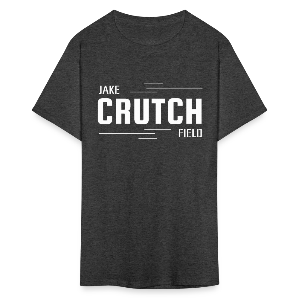 Crutchfield White Logo Classic T-Shirt [Unisex] - heather black