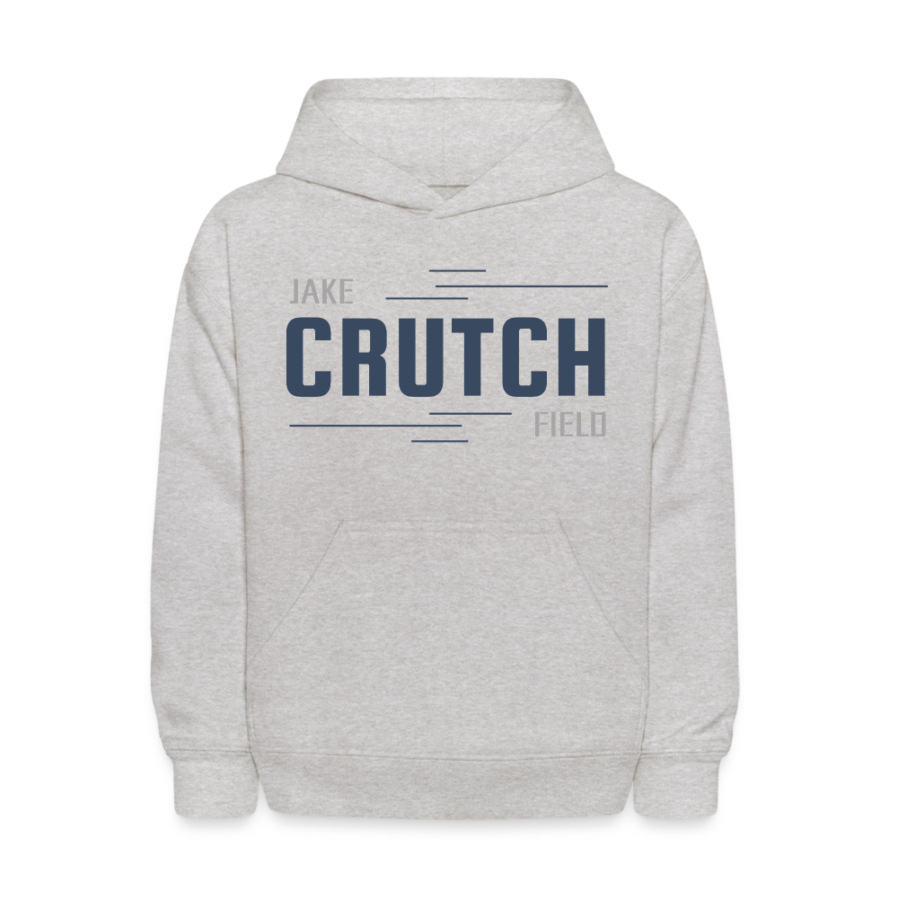 Crutchfield Logo Kids' Hoodie [Unisex] - heather gray