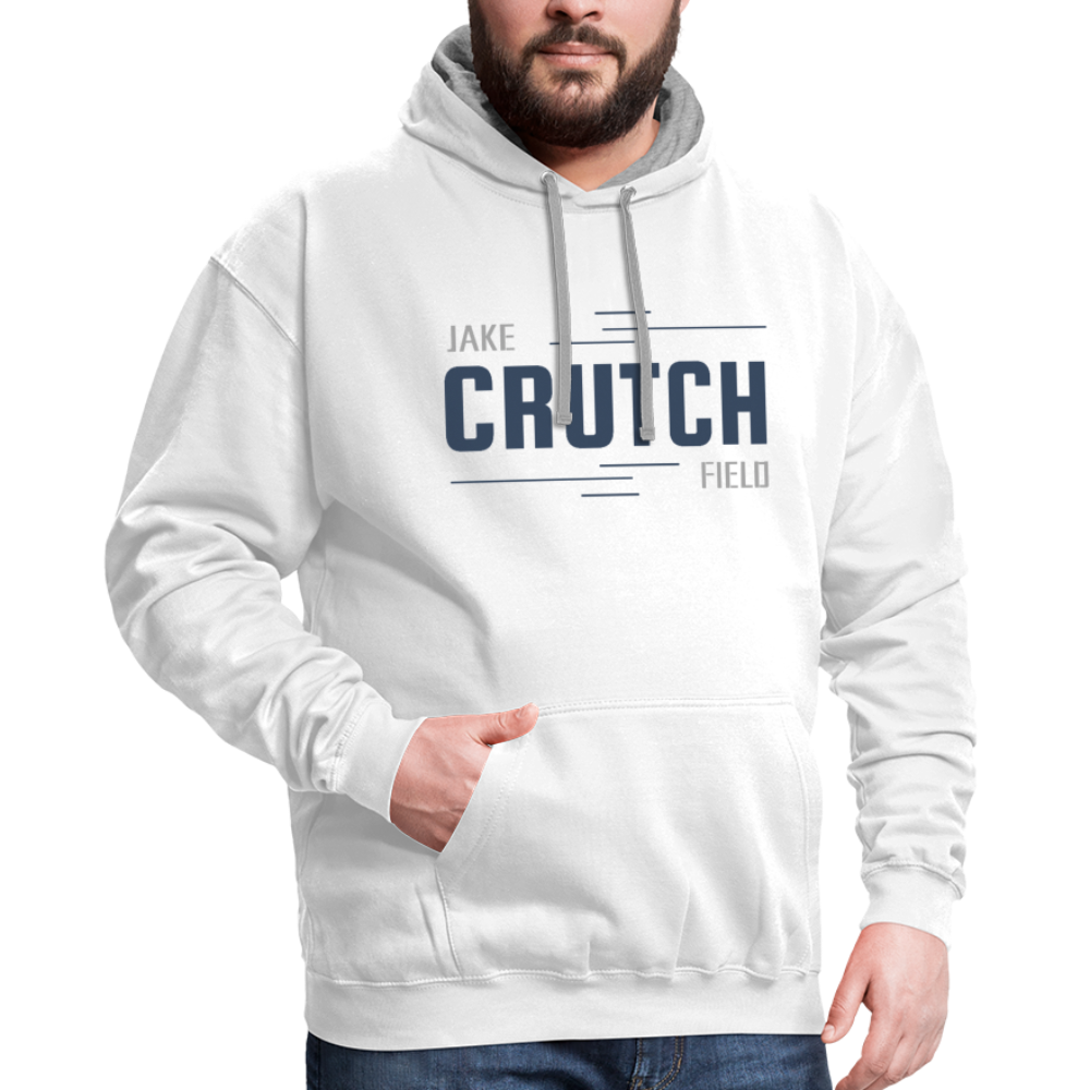 Crutchfield Logo Hoodie [Unisex] - white/gray