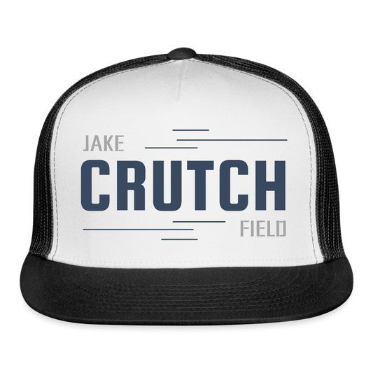 Crutchfield Logo Trucker Hat - white/black