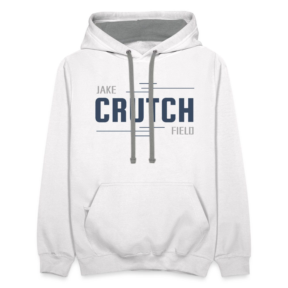 Crutchfield Logo Hoodie [Unisex] - white/gray