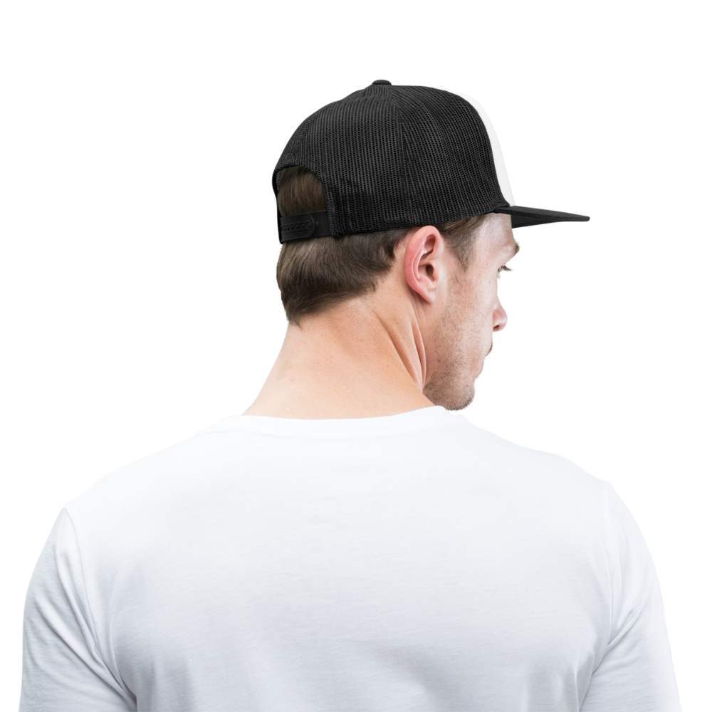 Crutchfield Logo White Trucker Hat - white/black