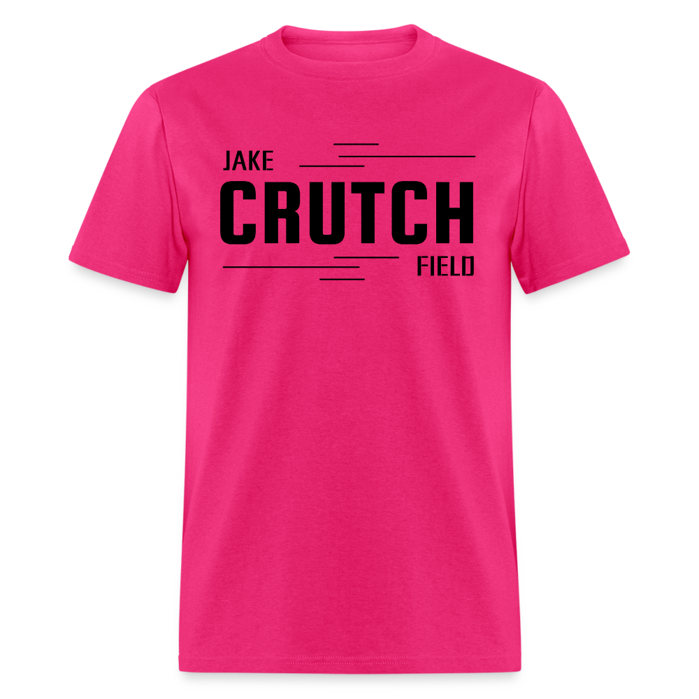 Crutchfield Black Logo Classic T-Shirt [Unisex] - fuchsia