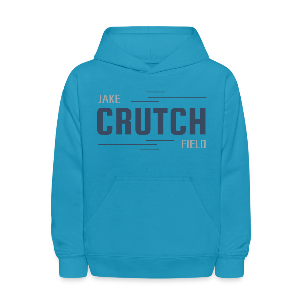 Crutchfield Logo Kids' Hoodie [Unisex] - turquoise