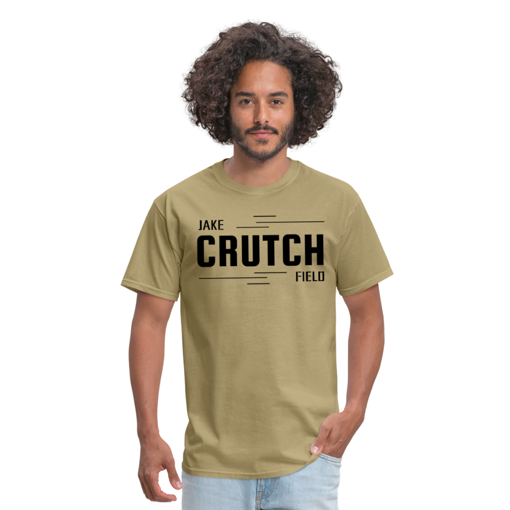 Crutchfield Black Logo Classic T-Shirt [Unisex] - khaki