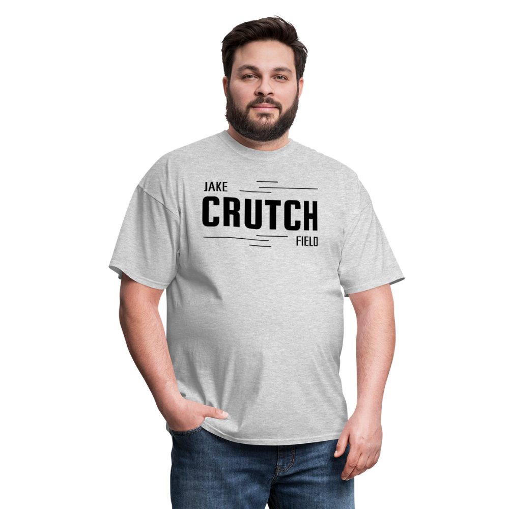 Crutchfield Black Logo Classic T-Shirt [Unisex] - heather gray