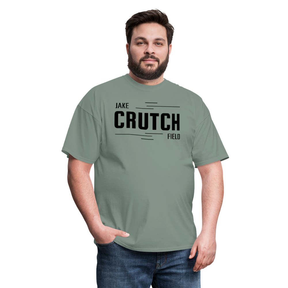 Crutchfield Black Logo Classic T-Shirt [Unisex] - sage