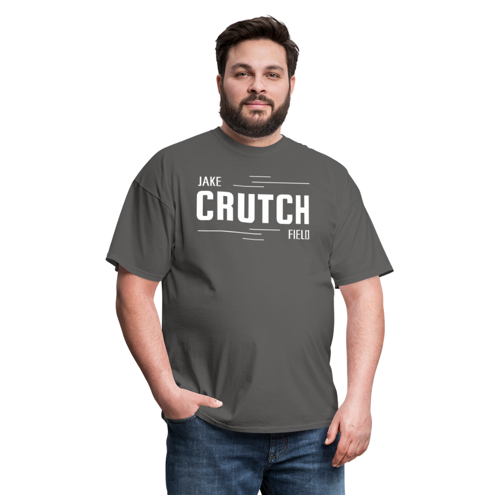 Crutchfield White Logo Classic T-Shirt [Unisex] - charcoal