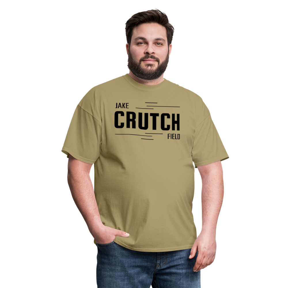 Crutchfield Black Logo Classic T-Shirt [Unisex] - khaki