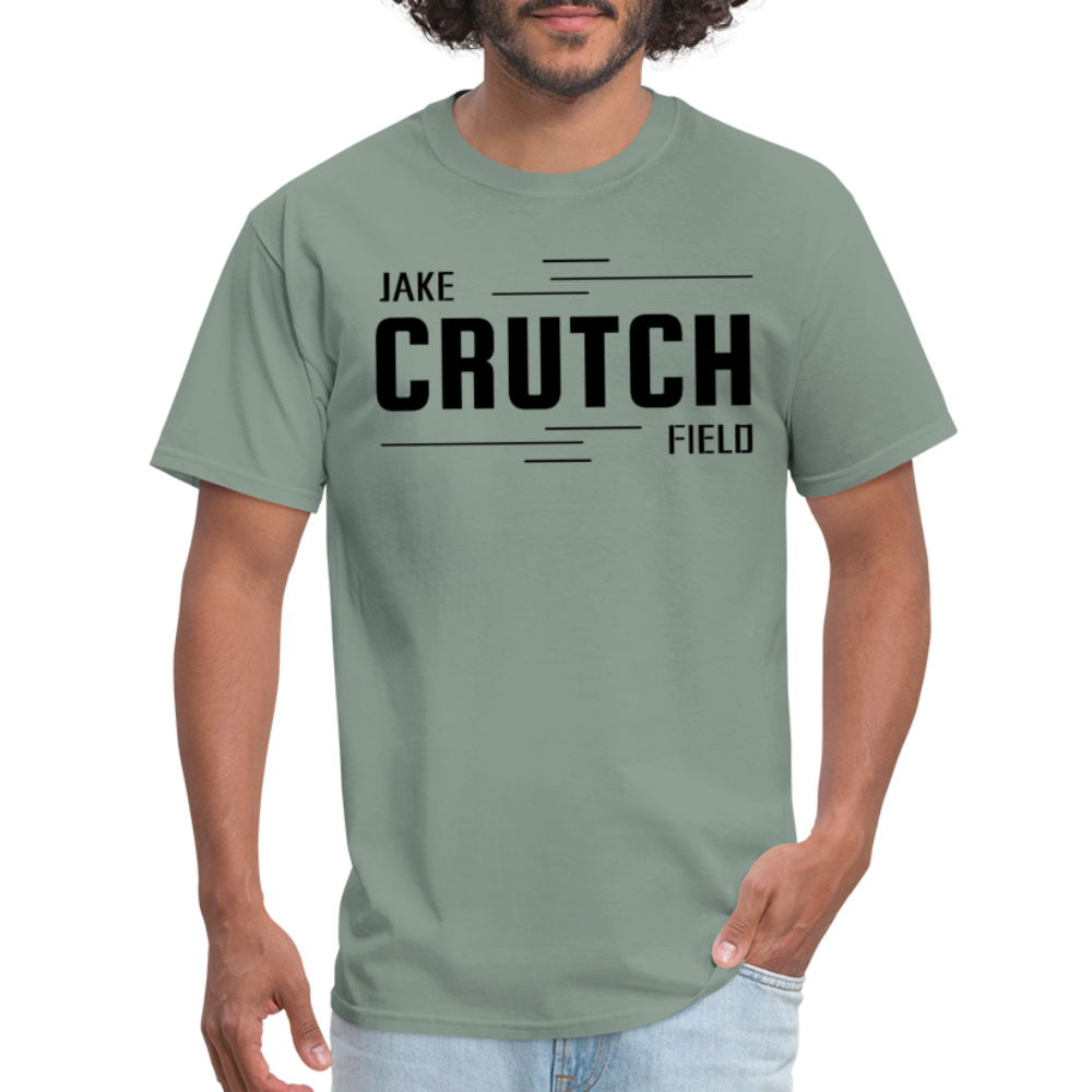 Crutchfield Black Logo Classic T-Shirt [Unisex] - sage