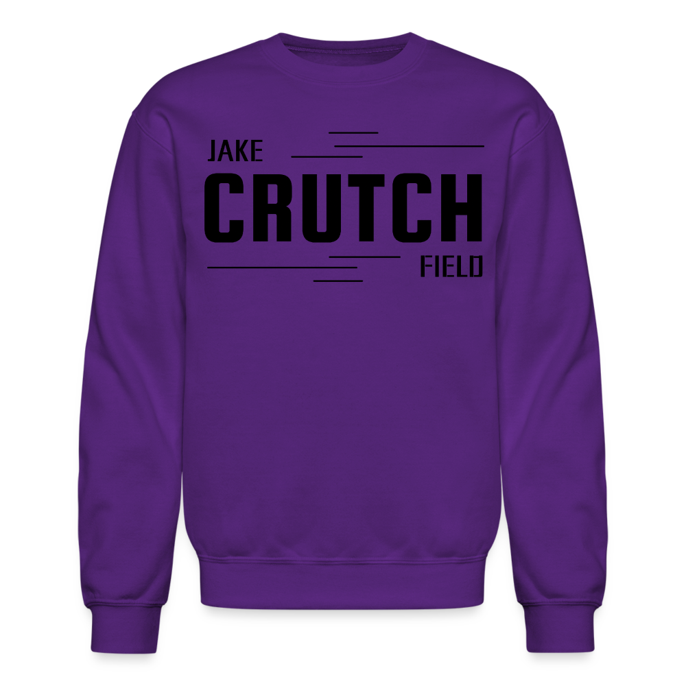 Crutchfield Logo Black Sweatshirt [Unisex] - purple