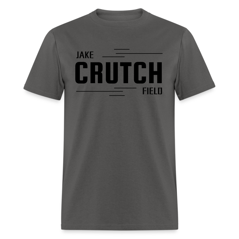 Crutchfield Black Logo Classic T-Shirt [Unisex] - charcoal