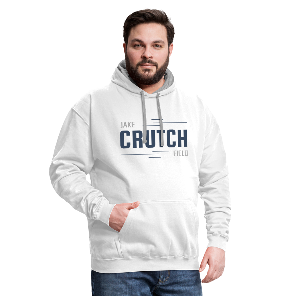 Crutchfield Logo Hoodie [Unisex] - white/gray