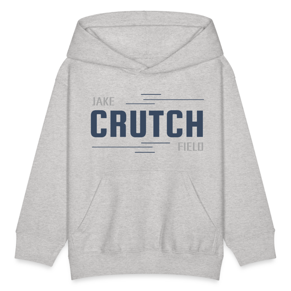 Crutchfield Logo Kids' Hoodie [Unisex] - heather gray