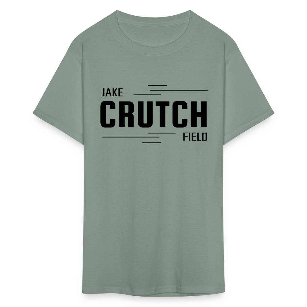 Crutchfield Black Logo Classic T-Shirt [Unisex] - sage