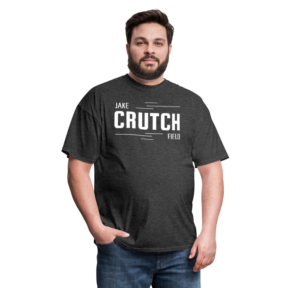 Crutchfield White Logo Classic T-Shirt [Unisex] - heather black