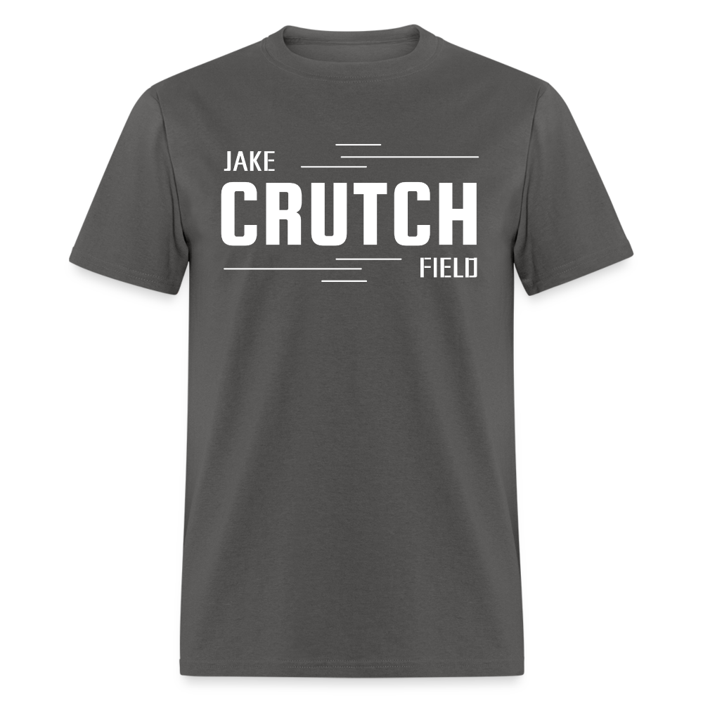 Crutchfield White Logo Classic T-Shirt [Unisex] - charcoal