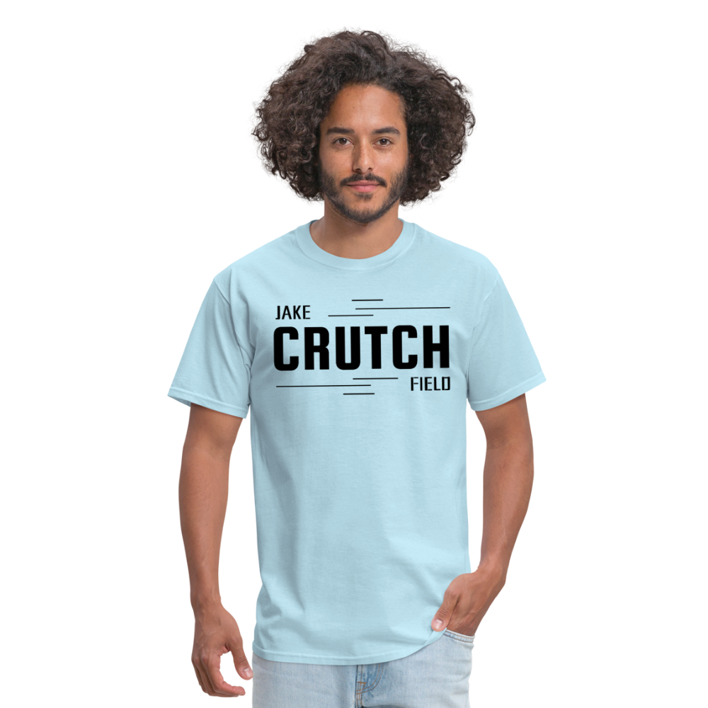 Crutchfield Black Logo Classic T-Shirt [Unisex] - powder blue