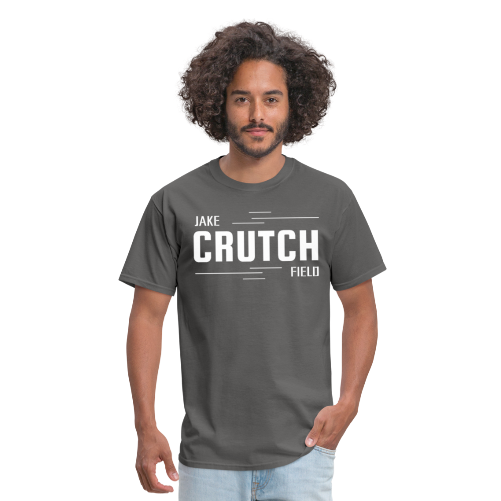 Crutchfield White Logo Classic T-Shirt [Unisex] - charcoal