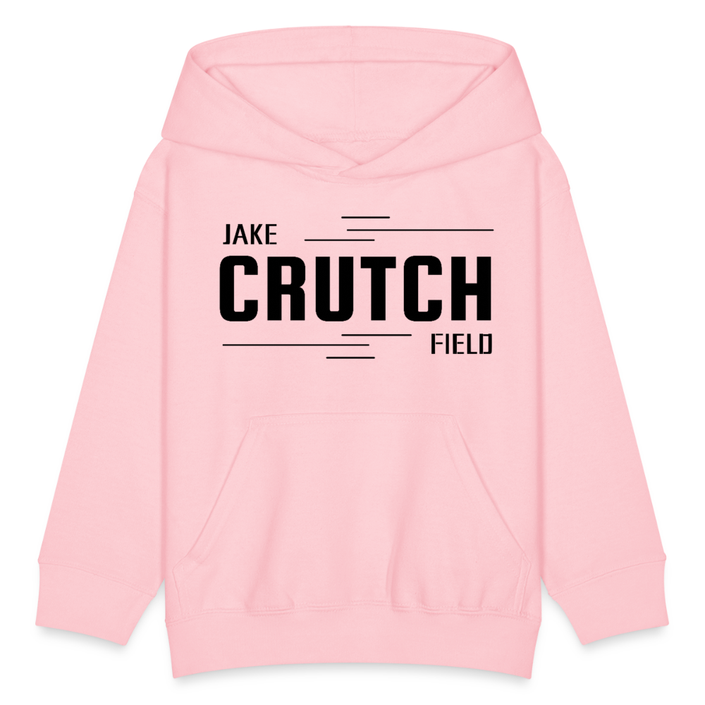 Crutchfield Logo Black Kids' Hoodie [Unisex] - pink