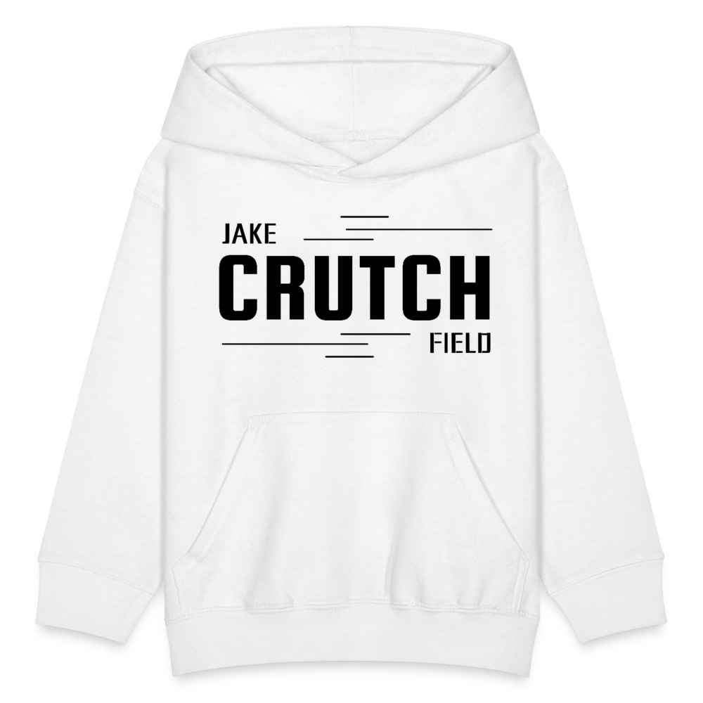 Crutchfield Logo Black Kids' Hoodie [Unisex] - white