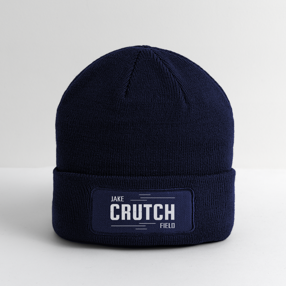 Crutchfield Logo Patch Beanie - navy